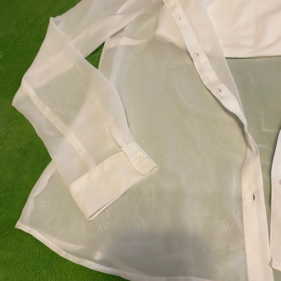 MATERIAL GIRL beautiful women white top/size M - Picture 8 of 8